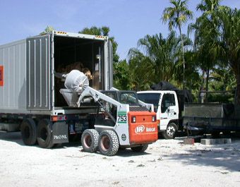 Verscheping van de planten naar Fachjan